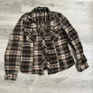 Vintage Timing franela bottom down size M